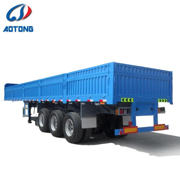 Mechanical Suspension 20FT 40FT Box Semi Trailer with Side Door Van Cargo Semi Trailer