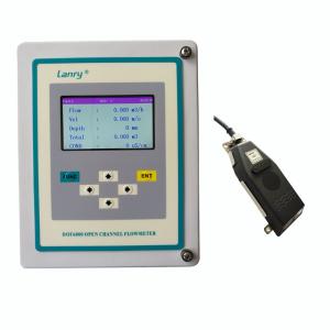 China Wallmounted area velocity type open channel ultrasonic flow meter with RS485 modbus wholesale