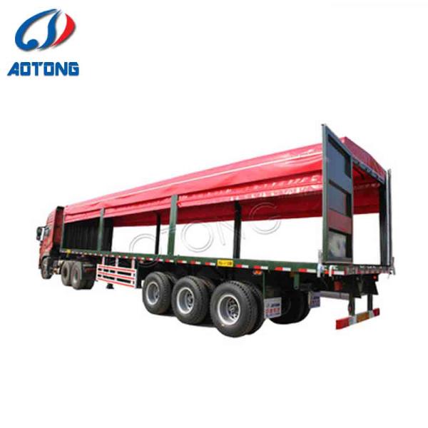 Mechanical Suspension 20FT 40FT Box Semi Trailer with Side Door Van Cargo Semi Trailer