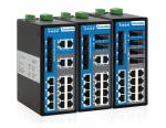 Managed 20-port 100/1000M Ethernet Switch with -40~75℃ Operating Temperature