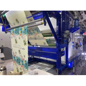 China Thermal Oil Steam Heating Continuous Textile Printing Machine 140m Content on sale