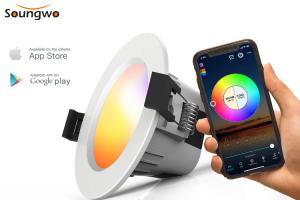 China 5W Smart Bluetooth Mesh LED Bulb RGBCW Floodlight Voice Control wholesale
