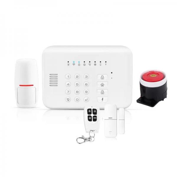 Quality GSM/RF433/ TUYA WIFI Home Security Alarm System wiht Door Sensor/PIR Detector/Srien and Controller for sale