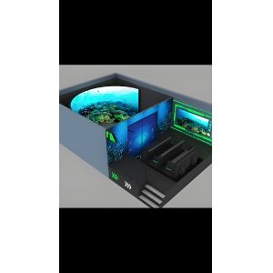 VR 3D Track Cinema with 4D 9D Flying Experience