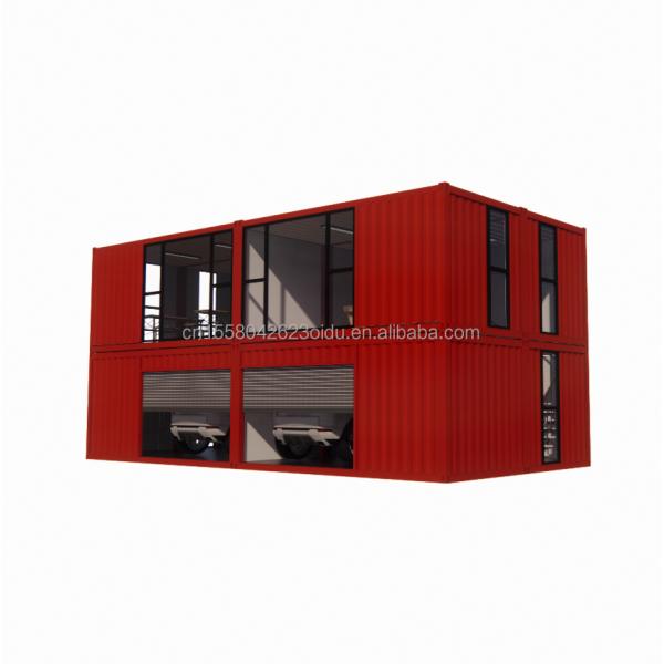 Customizable Flat Package Prefabricated House with Modern Design Style and Aluminum Alloy Windows