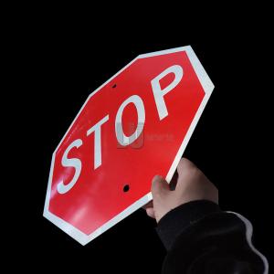 China Printing STOP Sign Sticker With High Reflection Reflective Tape on sale