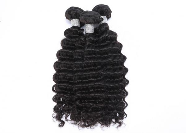 100% Cuticle Aligned Virgin Peruvian Hair Extension Deep Wave Natural and Smooth