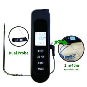 China Folding Instant Read Digital Thermometer With Backlit Large LCD Screen wholesale