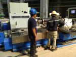 Automated Heavy Duty CNC Lathe Machine / Roll Turning Semi CNC Lathe Machine