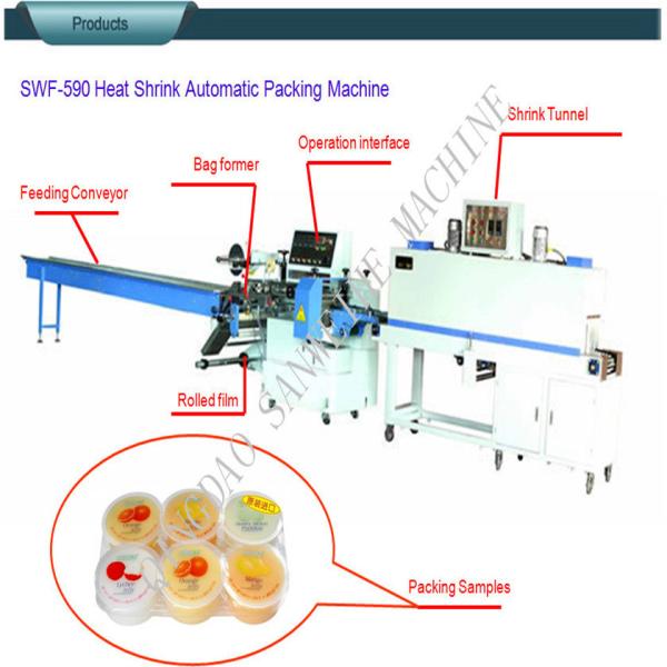 Swf 590 Automatic Shrink Wrapping Machine Automatic POF Film Heat Shrink