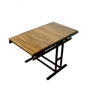 China MDF Top Wooden Folding Dining Tables OEM Foldable 30.5 Height wholesale