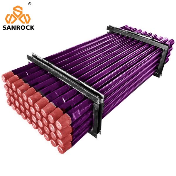 Water Well Drilling Rod 76mm 89mm 102mm DTH Drill Pipe Down The Hole DTH Drilling Rod