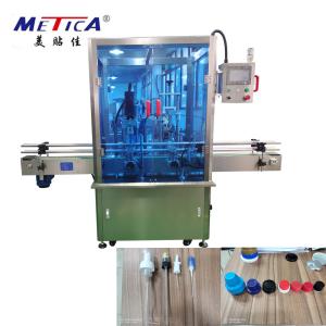 China 1500BPH Detergent Bottle Capping Machine Linear Capping Machine With Cap Feeder on sale