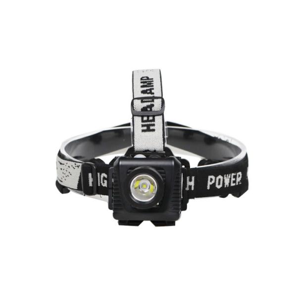 Portable 178Lm Super Bright Headlamp AAA 2W Simple Stripe Design