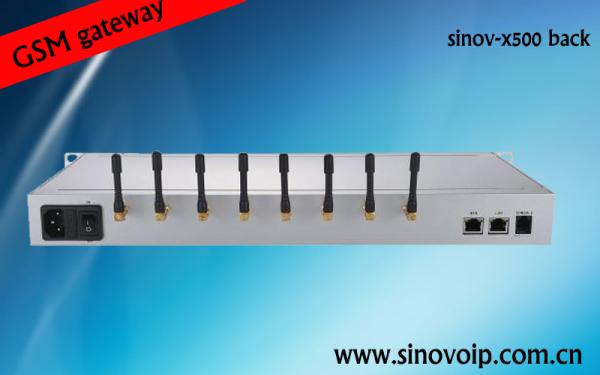 Quality SinoV-X500 GOIP SIP-supporting VoIP network with GSM/CDMA/WCDMA networks for sale