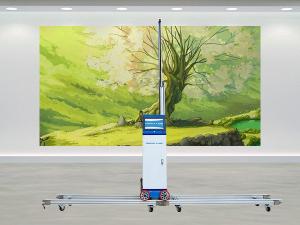 China Single Printing Head 9600DPI High Definition Oil Paints Wall Mural Printer Machinery wholesale