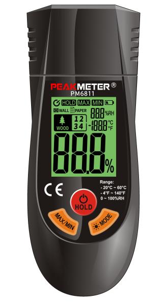 Quality Fast Response Wood Moisture Tester Low Energy Consumption With LCD Display for sale