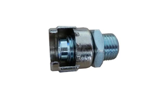 Quality Brass 1/8" 1/4" Bayonet Coupling With Milled Nuts For Pipe Joint Connection for sale