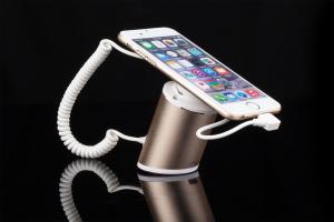 COMER retractable mobile stand holder with sensor alarm and charging port,mobile accessories