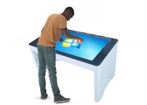 China Touchscreen Interactive Smart Table Multi Touch Screen Table For Coffee Bar Conference wholesale