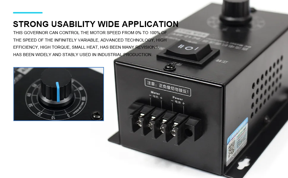 12-48V 40A DC Motor Speed Regulator Continuously Universal PWM Motor