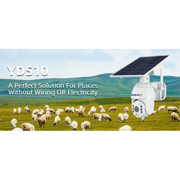 1080P Spotlight Solar Battery Powered Camera Pan Tilt 360 View