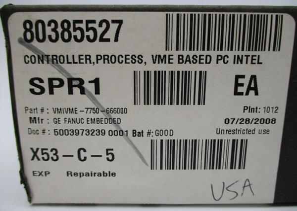 Quality GE Fanuc Automation VMIVME-7750-666000 Pentium III Processor-Based VME Single Board Computer for sale