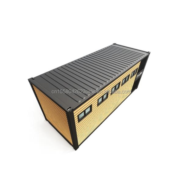 Modern Outdoor Living 20ft 40ft Prefabricated Mobile Houses Expandable Steel Sandwich Panel Container with Customized Color