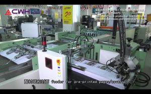 China Industry Exercise Book Making Machine Automatic Book Production Line For Staple Pin Books wholesale
