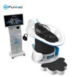 Double Seats Arcade Game VR Slide / VR Shooting Machine With Two Egg Cabins
