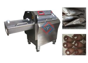 China Automatic Fish Processing Equipment , Frozen Fish Slicing Machine High Efficiency wholesale
