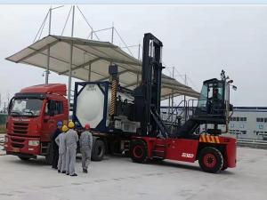 China Red New Container Handling Equipment With 71400 Kgs Unload Capacity wholesale