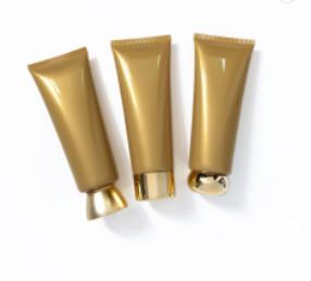 China 50g 100g Pearlescent Gold Bright Face Cosmetics Tube Packaging wholesale