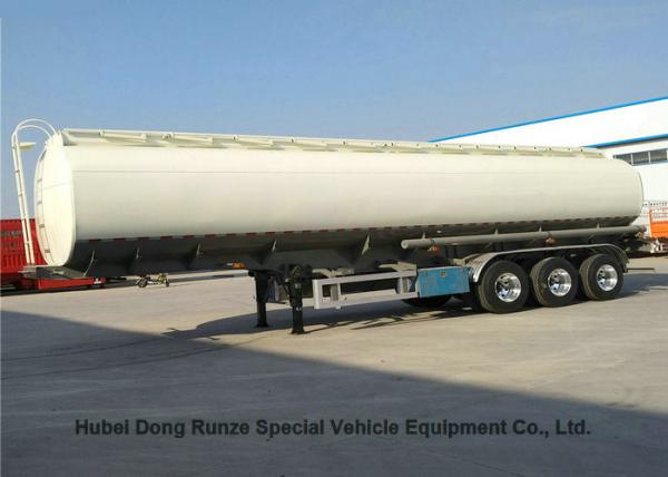 Quality Liquid Flammable Diesel Tank  Semi Trailer 3 Axles For Gasoline  ,Oil ,  Kerosene 49000Liters Transport for sale
