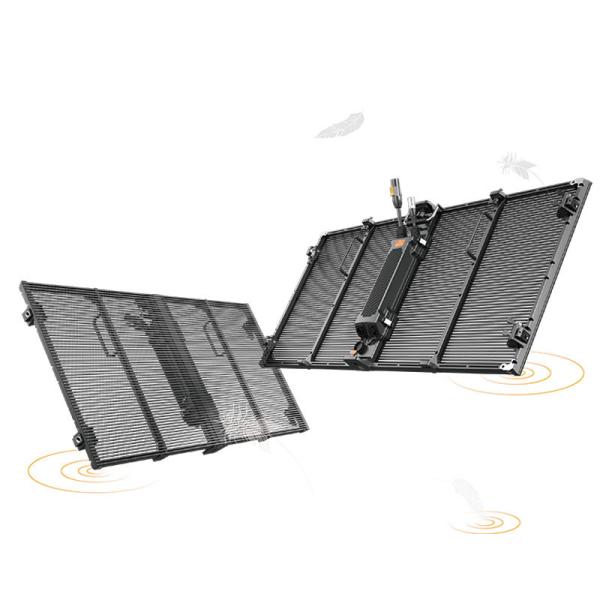 China IP65 P8mm Transparent LED Curtain Display 1R1G1B LED Glass Screen on sale China IP65 P8mm Transparent LED Curtain Display 1R1G1B LED Glass Screen on sale