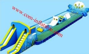 China inflatable pool obstacle ，inflatable water obstacle course ， inflatable floating obstacle wholesale