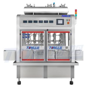 5L-30L 8 Nozzles Lubricant Filling Machine PLC Controlled