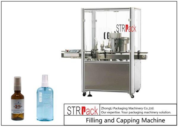 Quality Automatic Monoblock Filling And Capping Machine , Spray Liquid Filling Capping Machine for sale