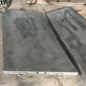 China Vulcanizer Electric Heated Platens , Rapid Conveyor Belt Splicing Plates wholesale