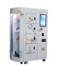 Rose Fresh Flower Self Service Vending Machine With Remote Control Transparent