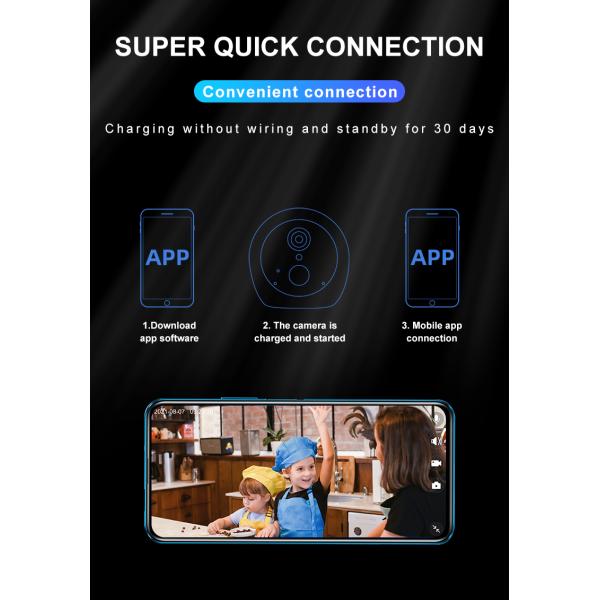 Vandal Proof Tuya App Camera IR 10M Full HD Smart Camera Black