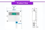 High Precision White Humidity and Temperature Sensor Transmitter by UNIVO UBWH