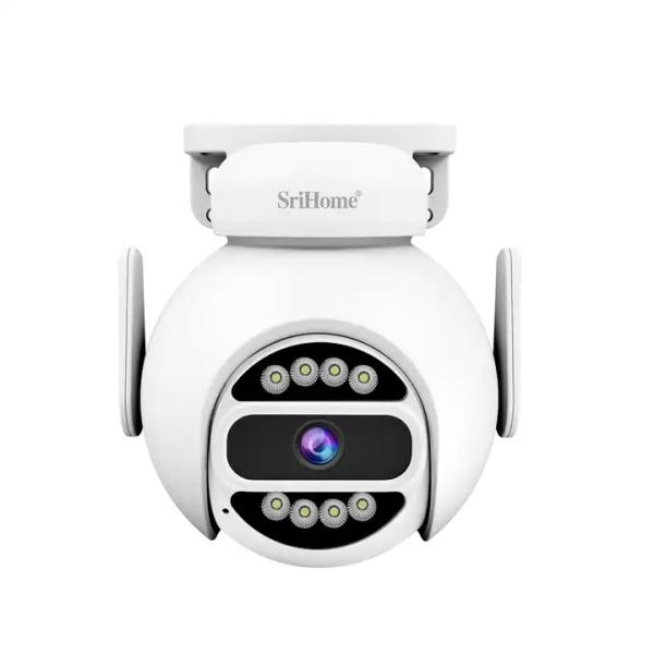 Quality SriHome 4MP Built-In Mic & Speaker, Supports Two-Way Audio Outdoor Mini Ptz Motion Detection And Humanoid Alarm Camera for sale