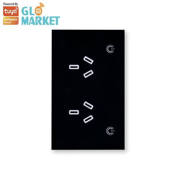 Quality Au Alexa And Google Home Tuya Smart Wifi Socket Timer With 2 Usb Work for sale