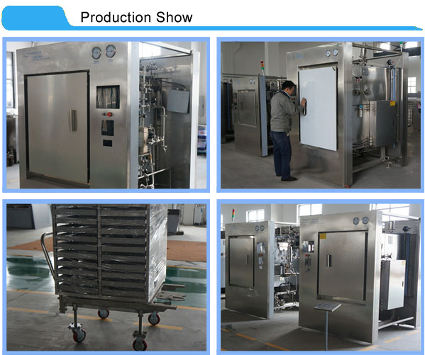 800 Liters Medical Autoclave Steam Sterilizer With Temperature Control Pressure Control