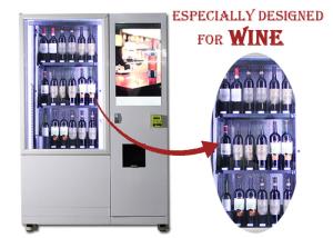 China Automatic Elevator Red Wine Bottle Vending Machine With Lift And Conveyor System wholesale