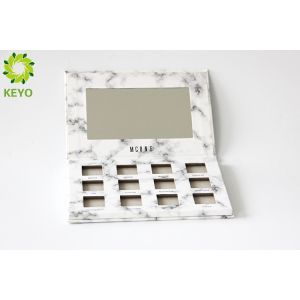 Marbling Style Empty Eyeshadow Palette , 12 Pans Empty Eyeshadow Container