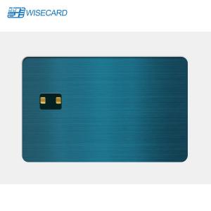 China WCT Metal Business Cards Writeable Hybrid Hidden RFID NFC Chip Contactless Smart Card wholesale