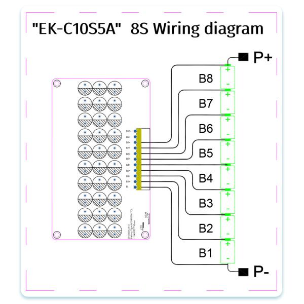 Enerkey BMS 8s 9s 10s 5A Active Balancer Lifepo4/Lithium/Lipo/LTO Batteries Active balancing board for Scooter
