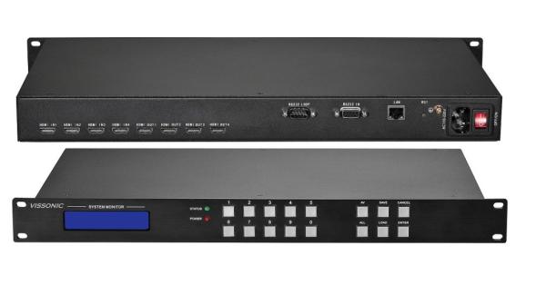 Quality HDMI 4x4 Seamless Matrix Switcher Scaler Self - Adaptive 10M/100M Ethernet Rate for sale